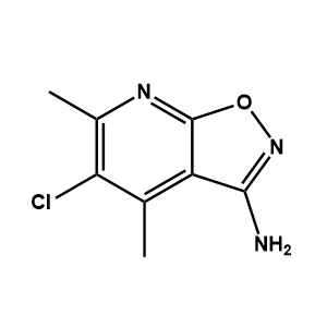 5-氯-4,6-二甲基异噁唑并[5,4-b]吡啶-3-胺