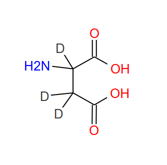 14341-75-4；DL-天冬氨酸-2,3,3-D3；DL-Aspartic acid-d3