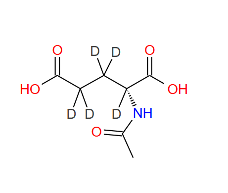 14341-87-8；N-乙酰-D-谷氨酸-D5；N-Acetyl-D-(2,3,3,4,4-2H5)glutamic acid
