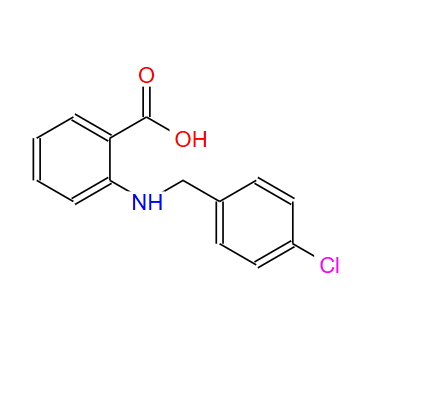 14345-04-1；2-[(4-氯苄基)氨基]苯甲酸；2-[(4-chlorophenyl)methylamino]benzoic acid