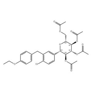(2R,3R,4R,5S,6S)-2-(乙酰氧基甲基)-6-(4-氯-3-(4-乙氧基苄基)苯基)四氢-2H-吡喃-3,4,5-三乙酸酯
