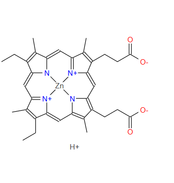 14354-67-7;Zn(II)中卟啉IX;Zn(II) Mesoporphyrin IX