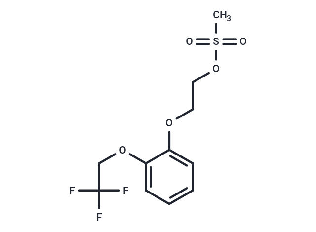 2-[2-(2,2,2-三氟乙氧基)苯氧基]乙基甲磺酸酯|T9894|TargetMol