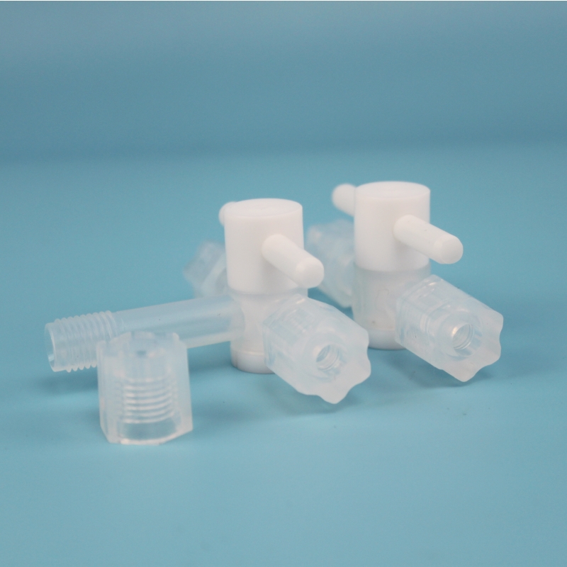 PFA阀门1/4英寸直通接头耐酸碱流体设备配件支持定制