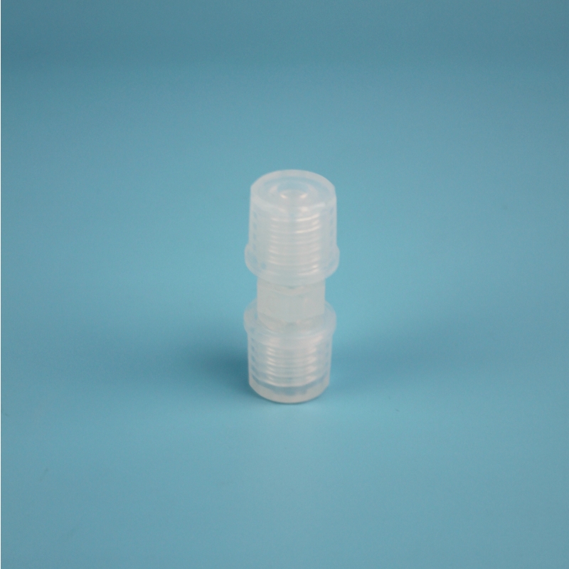 PFA直通接头1/4英寸90度直角接头适用高纯溶剂支持定制