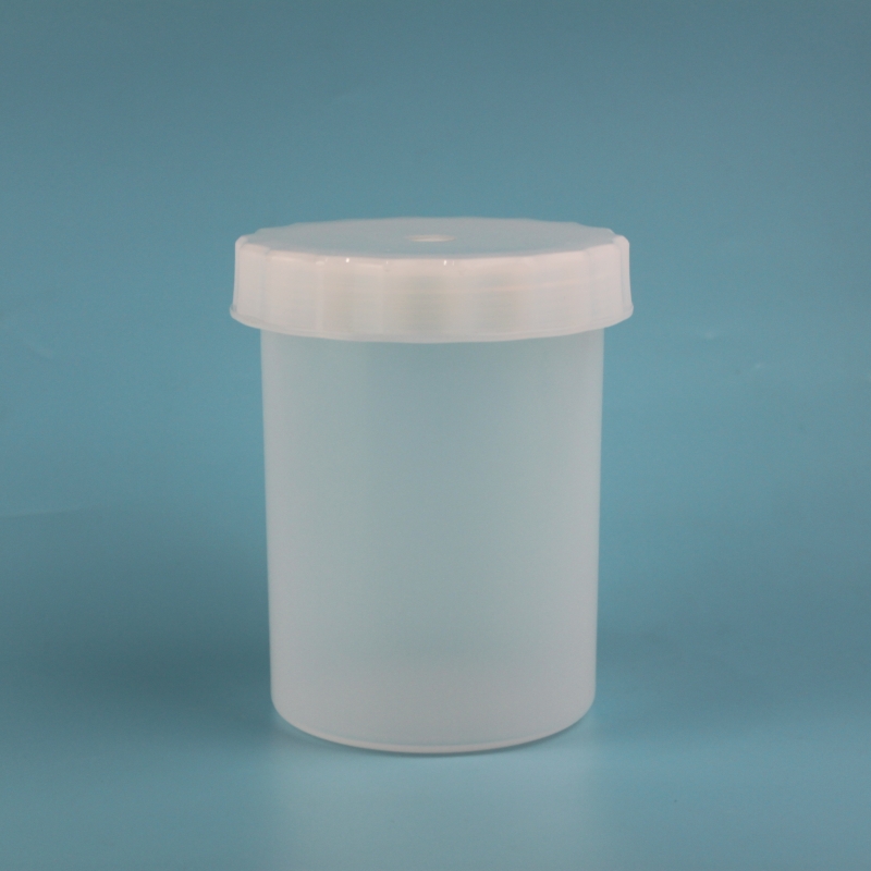 特氟龙PFA反应罐1L氟化氢反应瓶可加接口连接管路