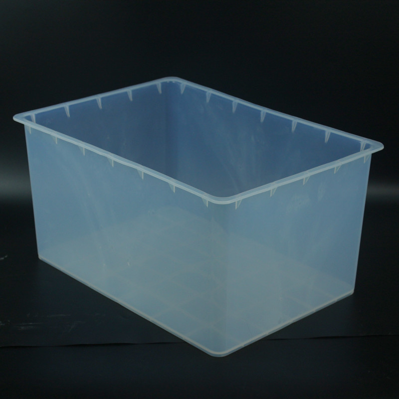 PFA酸洗槽390*280*205mm带盖耐酸碱半导体清洗容器