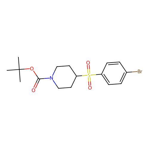 aladdin 阿拉丁 B168771 4-(4-溴苯磺酰基)哌啶-1-甲酸叔丁酯 226398-62-5 ≥97%