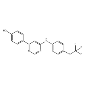 4-(6-((4-(三氟甲氧基)苯基)氨基)嘧啶-4-基)苯酚