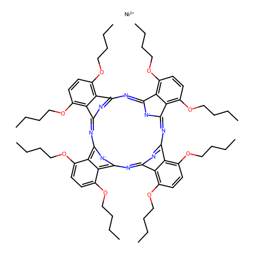 aladdin 阿拉丁 N338457 1,4,8,11,15,18,22,25-八丁氧基-29H,31H-酞菁镍(II) 155773-71-0 ≥95%