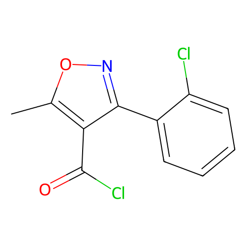 aladdin 阿拉丁 C137138 3-(2-氯苯基)-5-甲基-4-异恶唑甲酰氯 25629-50-9 ≥97%