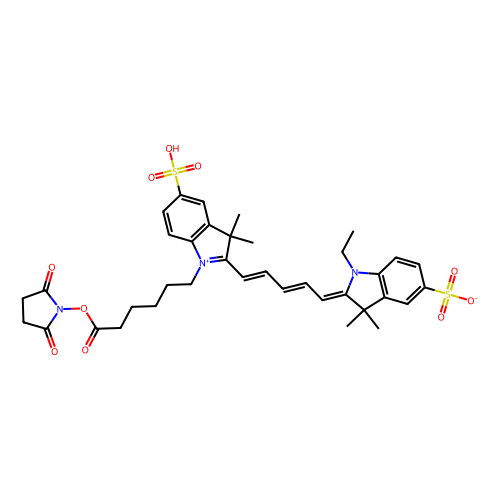 aladdin 阿拉丁 C288764 Cyanine 5,SE,红色荧光染料 146368-14-1 Ex:647nm, Em:665nm, ≥95%(HPLC)