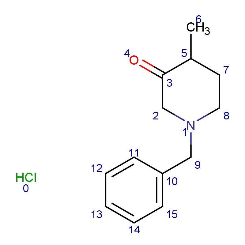 (4-甲基-1-(苯基甲基)-3-哌啶酮)盐酸盐 1303968-15-1