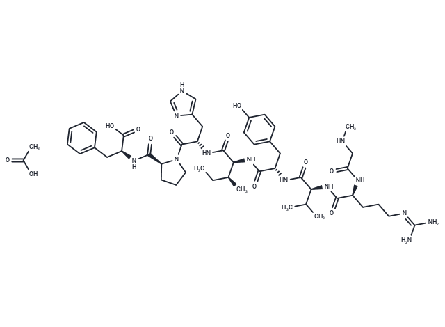 化合物 (Sar1)-Angiotensin II acetate|T35834L|TargetMol