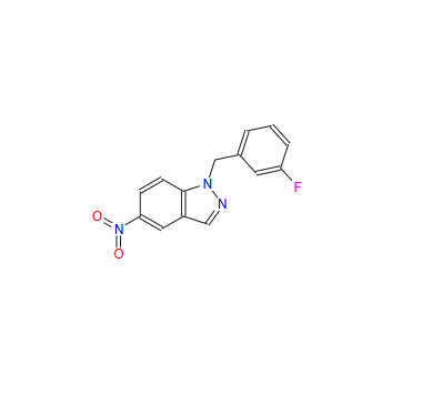 1-[(3-氟苯基)甲基]-5-硝基-1H-吲唑