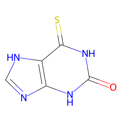 aladdin 阿拉丁 T333225 6-硫代黄嘌呤 2002-59-7 ≥94%