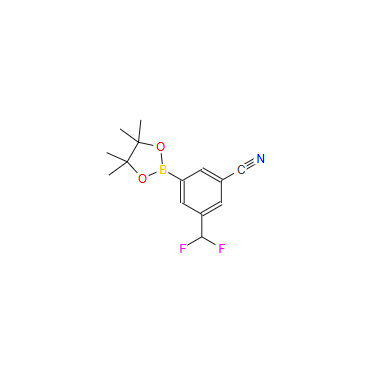 3-(DIFLUOROMETHYL)-5-(4,4,5,5-TETRAMETHYL-1,3,2-DIOXABOROLAN-2-YL)BENZONITRILE