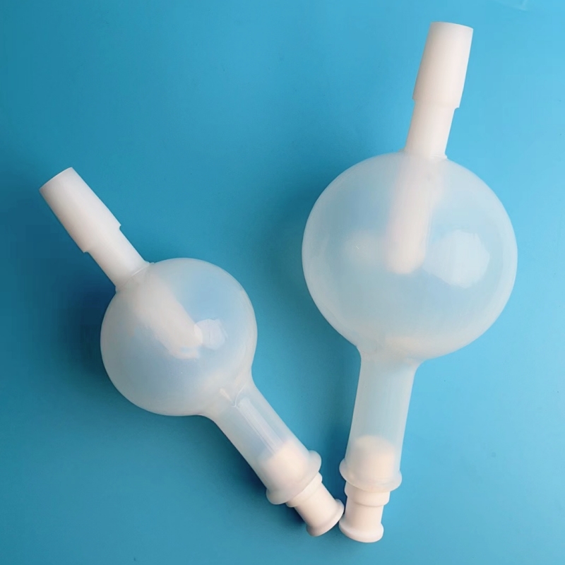 特氟龙PFA防溅球250ml耐氟化氢24口可配套旋转蒸发仪