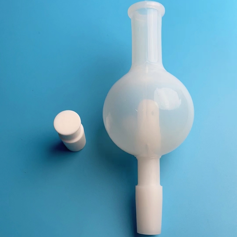 特氟龙PFA防溅球250ml耐氟化氢24口可配套旋转蒸发仪