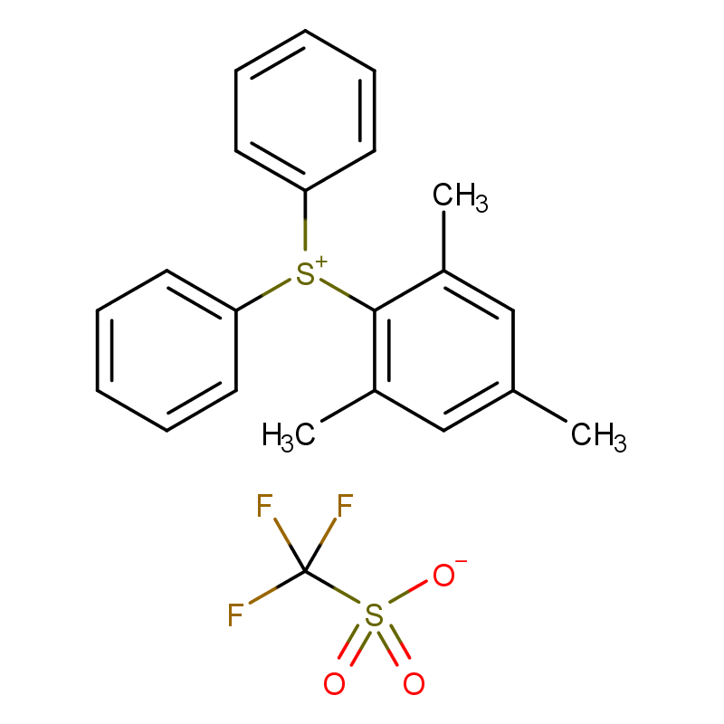 二苯基2,4,6-三甲基苯基锍三氟甲磺酸盐 260061-58-3