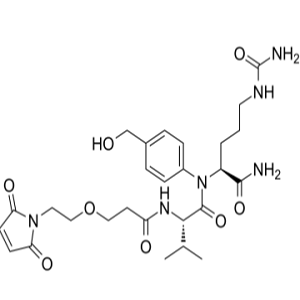 2055041-37-5，Mal-PEG1-Val-Cit-PAB-OH，马来酰亚胺-单乙二醇-缬氨酸-瓜氨酸-对氨基苯甲酸-羟基