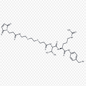 Mal-PEG2-Val-Cit-PAB-OH，马来酰亚胺-双乙二醇-缬氨酸-瓜氨酸-对氨基苯甲酸-羟基