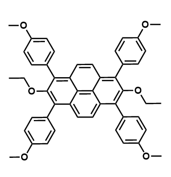 2,7-二乙氧基-1,3,6,8-四(4-甲氧基苯基)芘