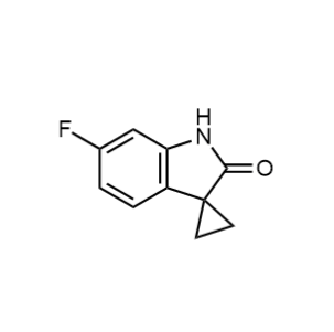 6'-氟-1',2'-二氢螺[环丙烷-1,3'-二氢吲哚]-2'-酮；1378834-16-2