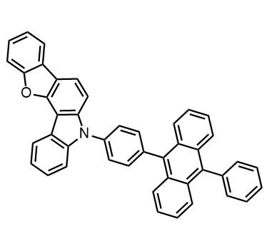 5-[4-(10-苯基-9-蒽基)苯基]-5H-苯并呋喃并[3,2-c]咔唑；1604717-92-1