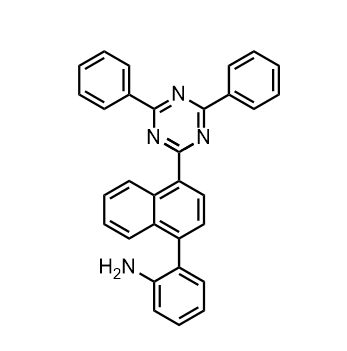 2-[4-(4,6-二苯基-1,3,5-三嗪-2-基)-1-萘基]苯胺；1800228-89-0