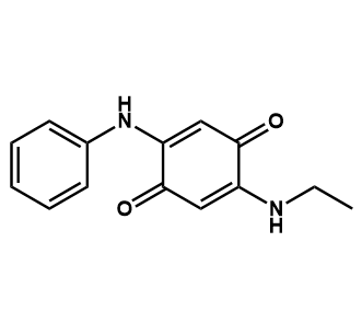 2-(乙氨基)-5-(苯氨基)环己-2,5-二烯-1,4-二酮