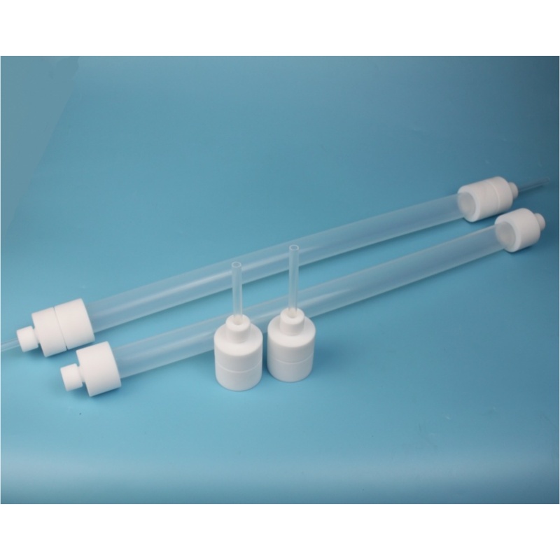 PFA过滤柱串联40*46*300mm1/4英寸连接管支持定制超纯水过滤