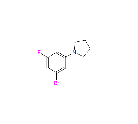 1-(3-溴-5-氟苯基)吡咯烷 1199773-24-4