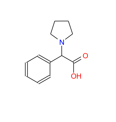 2-苯基-2-(吡咯烷-1-基)乙酸  100390-48-5  可商业量产