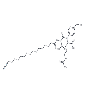 2055024-64-9，Azido-PEG4-Val-Cit-PAB-OH，叠氮-四聚乙二醇-缬氨酸-瓜氨酸-对氨基苄基-羟基