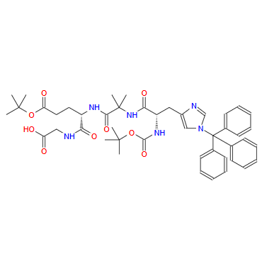 Boc-His(trt)-Aib-Glu(OtBu)-Gly-OH；1890228-73-5
