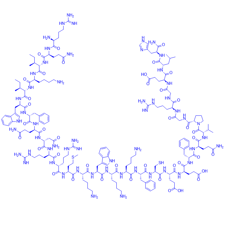 Pepinh-TRIF阻断信号肽，TRIF抑制肽，TLR信号通路抑制剂，杭州固拓生物多肽物美价廉