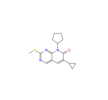 Pyrido[2,3-d]pyrimidin-7(8H)-one, 8-cyclopentyl-6-cyclopropyl-2-(methylthio)-