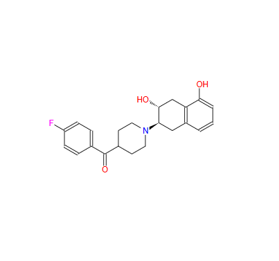 Methanone, (4-fluorophenyl)[1-[(2R,3R)-1,2,3,4-tetrahydro-3,5-dihydroxy-2-naphthalenyl]-4-piperidinyl]-