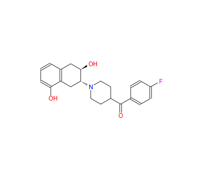 (1-((2R,3R)-3,8-dihydroxy-1,2,3,4-tetrahydronaphthalen-2-yl)piperidin-4-yl)(4-fluorophenyl)methanone