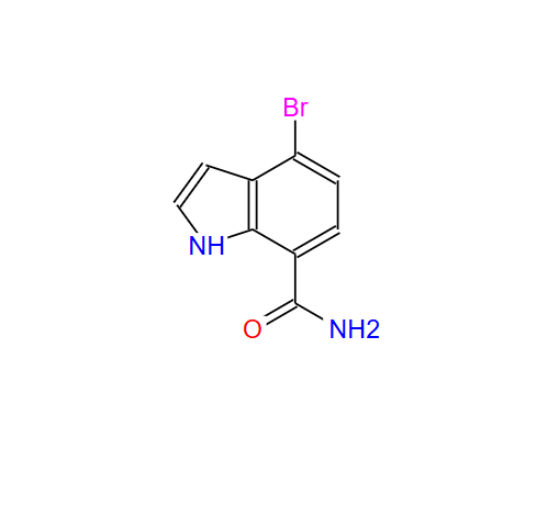 4-溴-1H-吲哚-7-羧酰胺 1211596-82-5