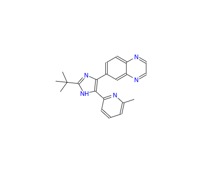 6-[2-(1,1-二甲基乙基)-5-(6-甲基-2-吡啶基)-1H-咪唑-4-基]喹喔啉