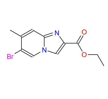907945-87-3；6-溴-7-甲基咪唑并[1,2-A]砒啶-2-羧酸乙酯；Ethyl 6-bromo-7-methylimidazo[1,2-a]pyridine-2-carboxylate