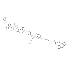 DBCO-(PEG)3-VC-PAB-MMAE，二苯并环辛炔-(PEG)3-VC-单甲基澳瑞他汀 E