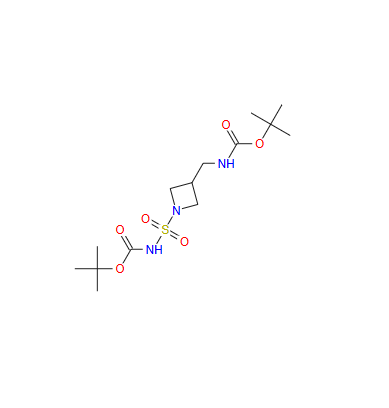 tert-butyl ((3-(((tert-butoxycarbonyl)amino)methyl)azetidin-1-yl)sulfonyl)carbamate