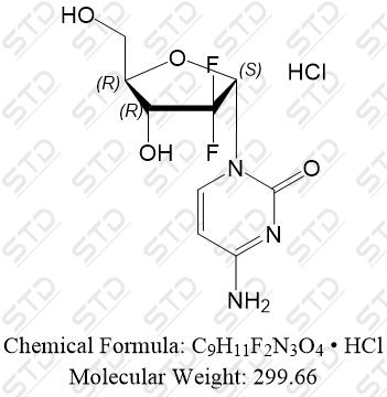 吉西他滨杂质2 盐酸盐 (吉西他滨EP杂质B 盐酸盐)