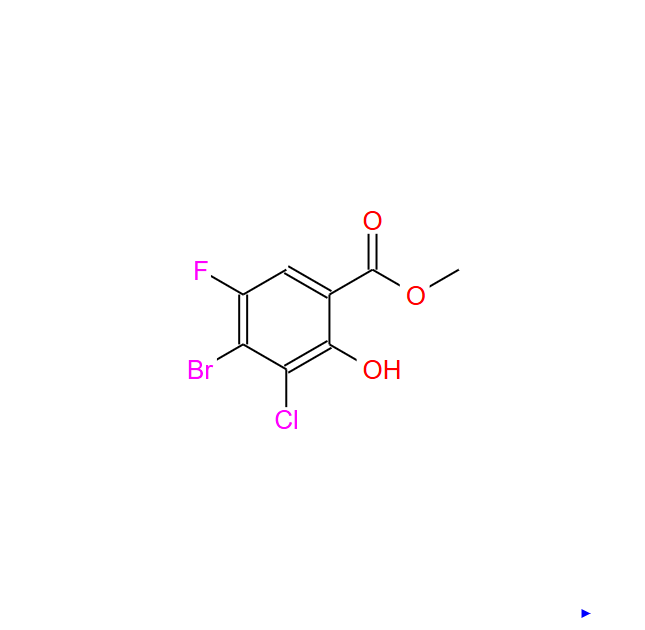 4-溴-3-氯-5-氟-2-羟基苯甲酸甲酯