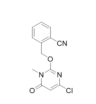 2-[((4-氯-1-甲基-6-氧-1,6-二氢嘧啶-2-基)氧代)甲基]苯甲腈
