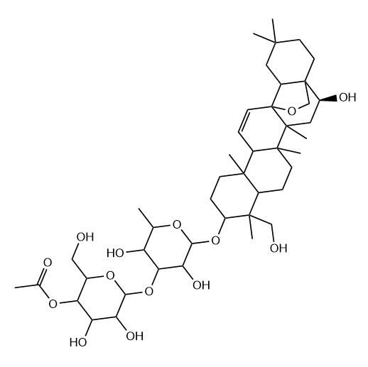 4''-O-乙酰柴胡皂苷A  4''-O-acetylsaikosaponin A     102934-40-7