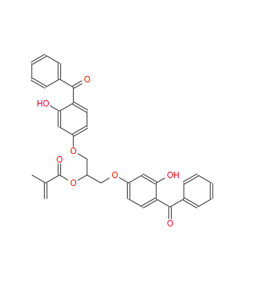 1,3-二(4-苯甲酰基-3-羟基苯氧基)丙-2-基甲基丙烯酸酯